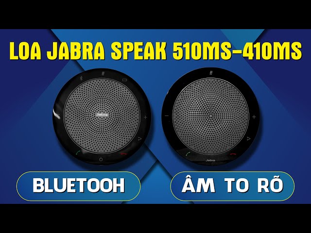 Loa hội nghị Jabra Speak 510 MS | Nhỏ gọn, bắt giọng nói tốt phạm vi 3 mét!