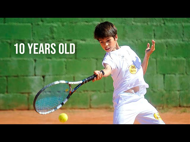 10 Year Old Carlos Alcaraz Was Already INSANE! (Unseen Footage)