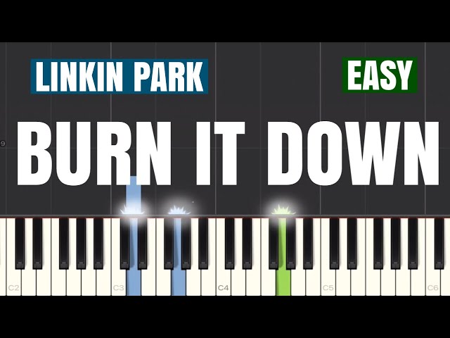 Linkin Park - Burn It Down Piano Tutorial | Easy