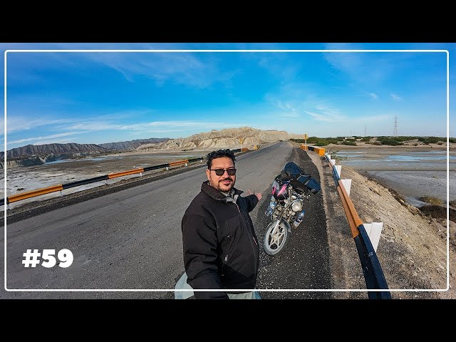 Karachi To Kund Malir Solo Bike Adventure | Mud Vlocano | Story 59 | Balochistan Travel Vlog