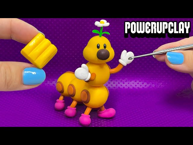 Making Wiggler from Super Mario | Polymer Clay