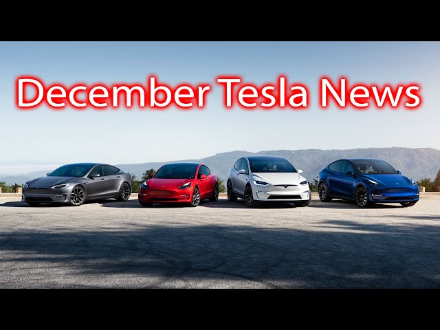 Q4 Push. December Tesla Update! Weekly Tesla News Update.