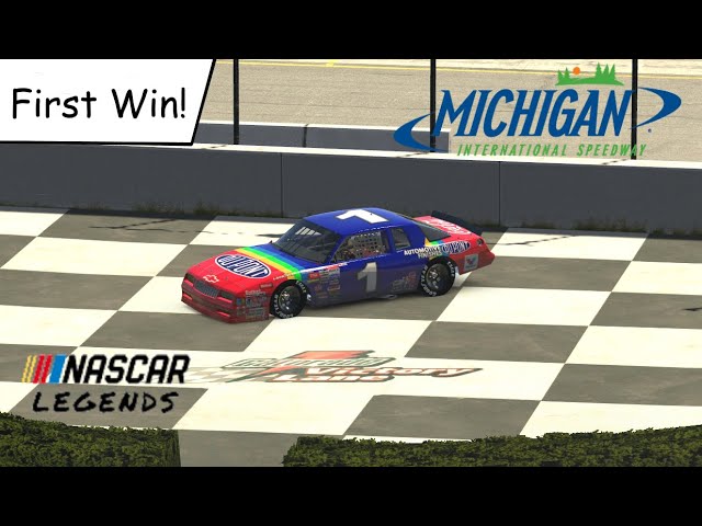 iRacing - Nascar Legends - Michigan International Speedway - First Win!