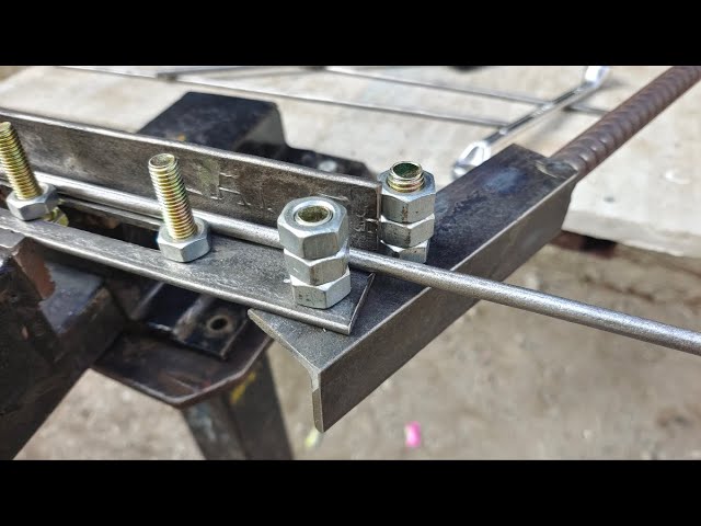 Useful ideas for Metal Bar Bending || Bending Tricks for Rod Bar || Metal Bender rebar Bender