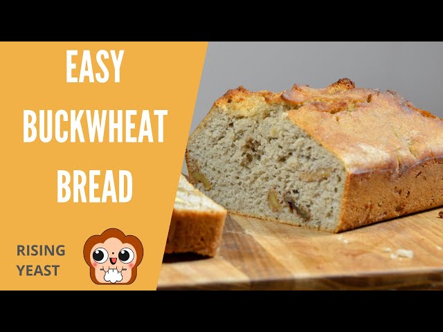 How To Make Homemade Buckwheat Bread With Walnuts | Easy And Without Kneading Recipe