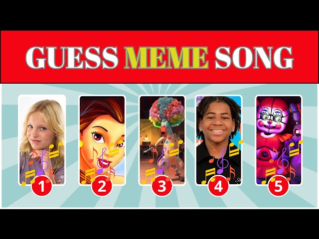 Guess Meme & Who's Singing🎤🎵🔥| Spongebob, Young Dylan, Cali Sade, Bonnie & Circus Baby, Tenge