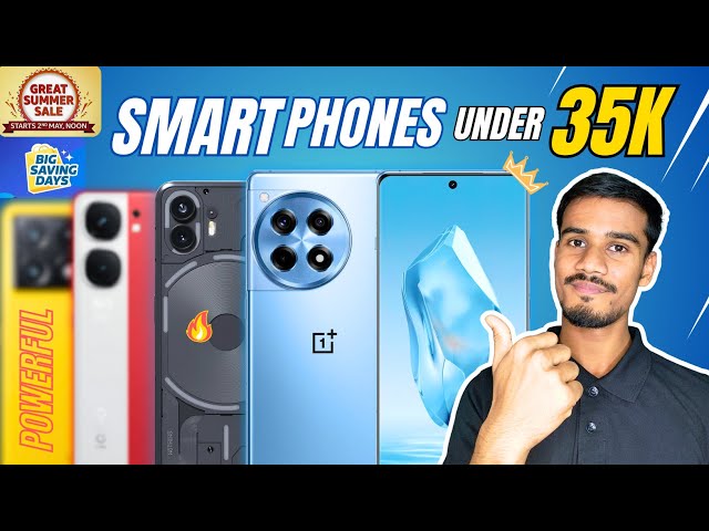 SALE! ⚡5 Best Phones to Buy Under ₹35,000 | Best CAMERA and GAMING Phones 💪💪
