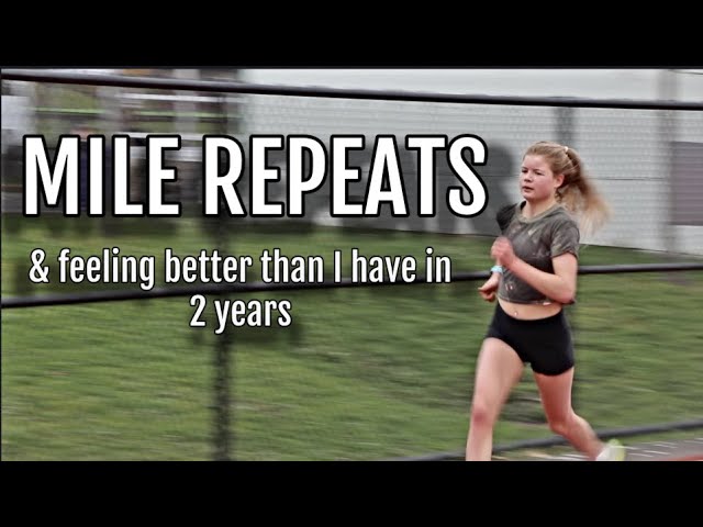 MILE REPEATS + what my week of training looks like