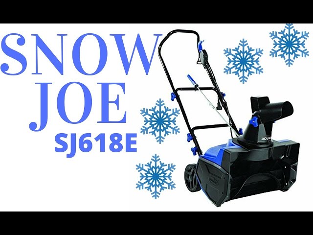 SnowJoe Electric Snowblower SJ618E Review Snow Thrower
