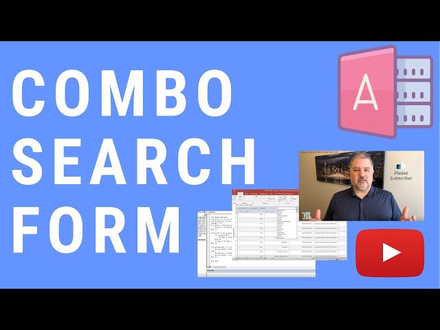 How to Make a Search Form with Combo Boxes in MS Access
