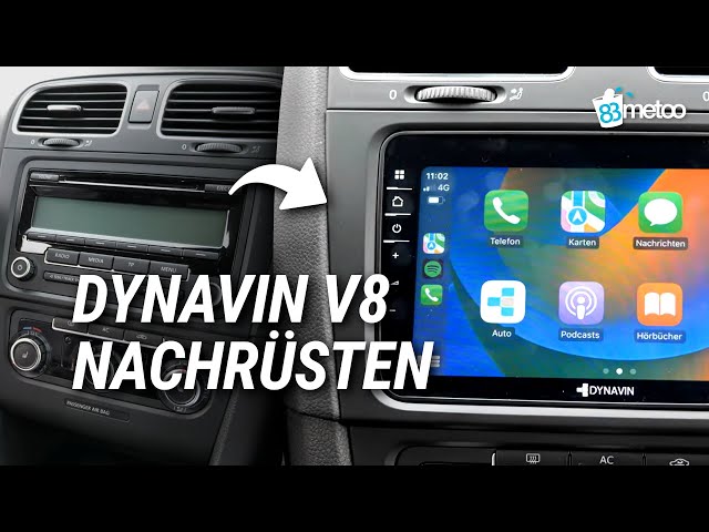Dynavin D8 V8 Premium Einbau im VW Golf 6 | Apple CarPlay und Android Auto für den Golf 6