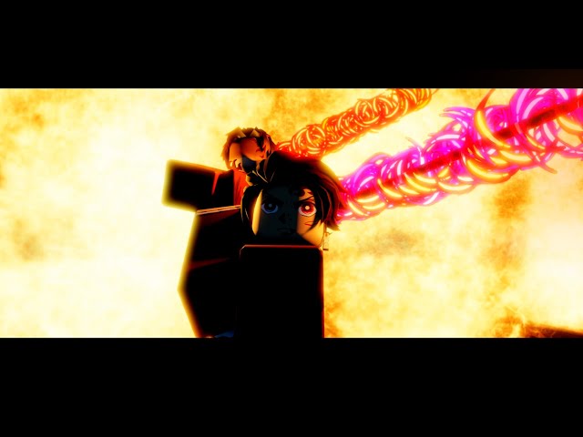 Roblox Animation EP 3: Demon Slayer Tanjiro Sun Halo Dragon in Roblox Animation
