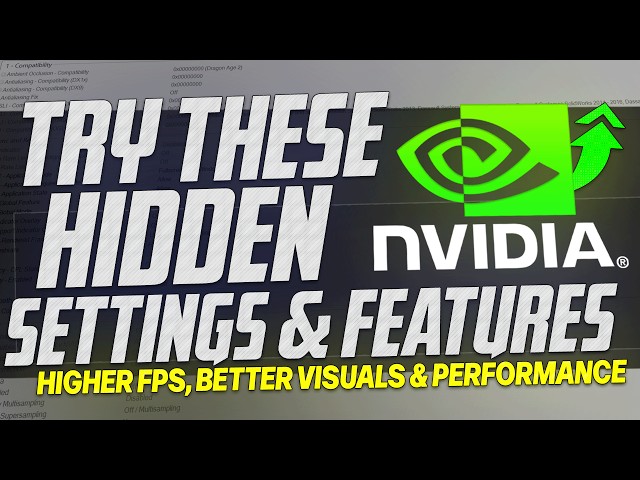 🔧 These HIDDEN Nvidia SETTINGS gain upto 20% MORE FPS & Lower latency, 𝙄𝙈𝙋𝙍𝙊𝙑𝙀 𝙂𝙍𝘼𝙋𝙃𝙄𝘾𝙎 ✅