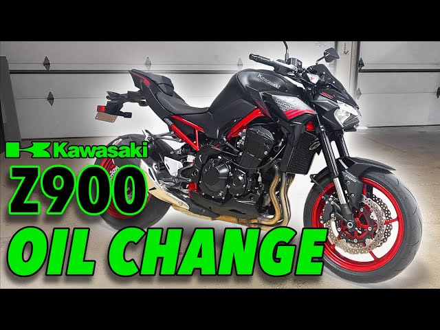Kawasaki Z900 Oil Change Tutorial