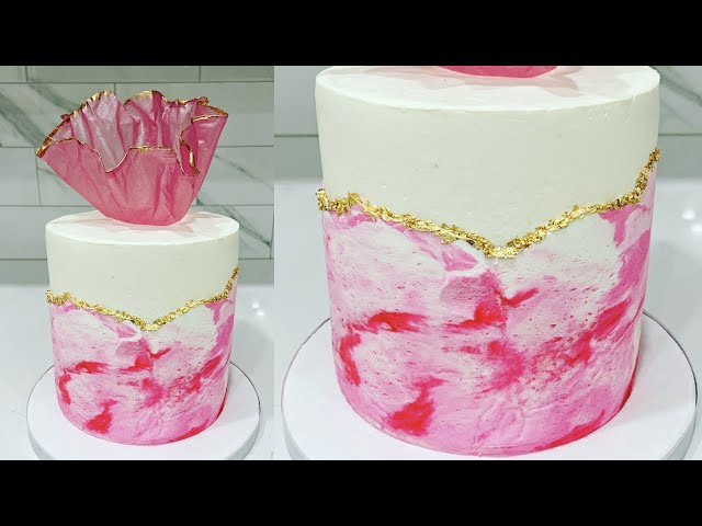 Cake decorating tutorials | FAULT LINE CAKE | Sugarella Sweets