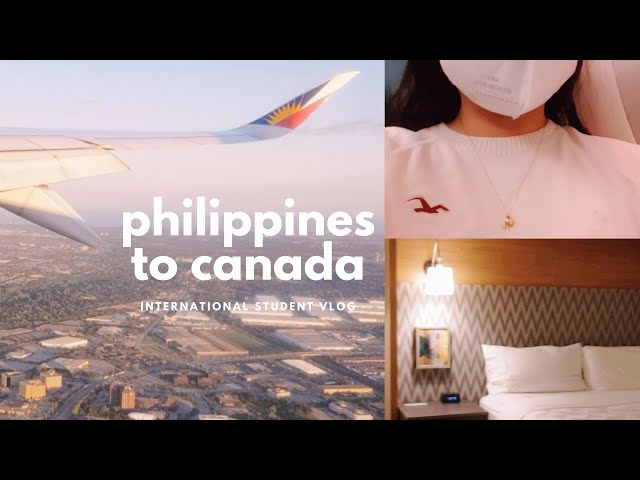 philippines to canada | international student vlog + info