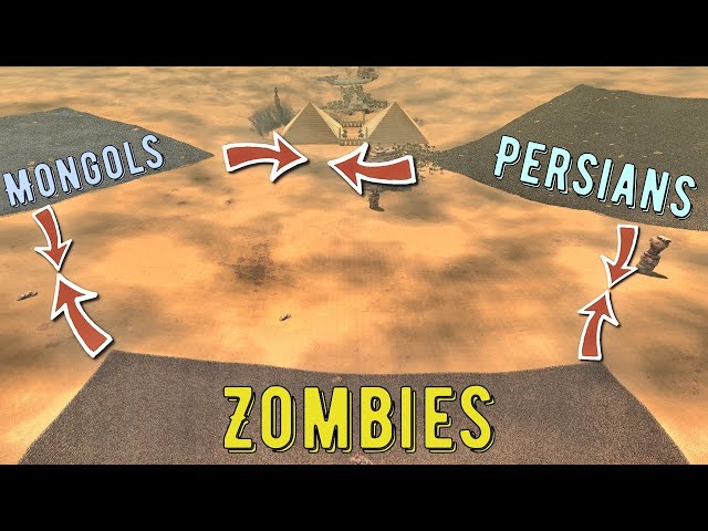 Battle Of 3 Armies: Mongols - Persians - Zombies - UEBS 2
