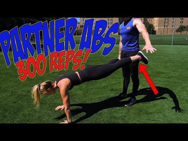 Partner Ab Workout | 300 REP CHALLENGE | Workout with a Model