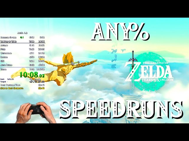 TotK Any% Speedruns for Sub 1 Hour