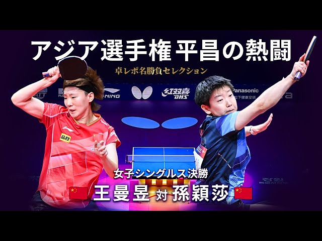 Takurepo Greatest Match Selections｜WANG Manyu vs SUN Yingsha (WS Final/ 2023 ATTC in Pyeongchang)