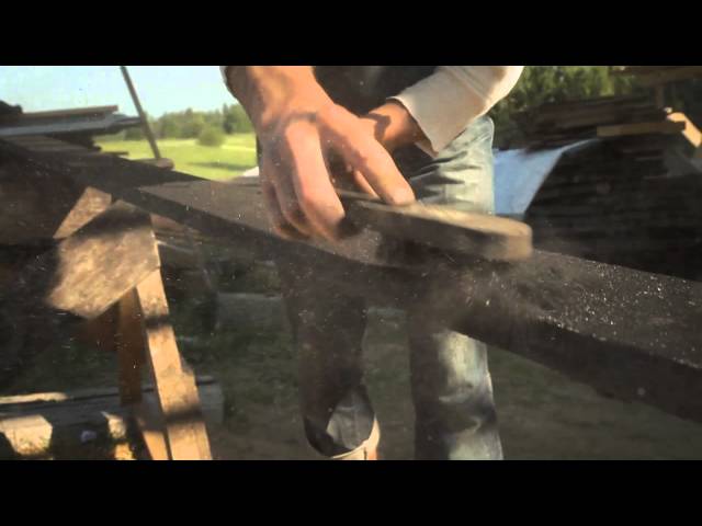 Japanese technique of preserving/antiquing wood "Shou-sugi-ban Yakisugi 焼き杉"