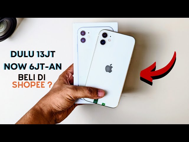 BELI iPHONE di SHOPEE DENGAN RATING TERTINGGI ❗GIMANA KONDISINYA❓| UNBOXING iPhone 11