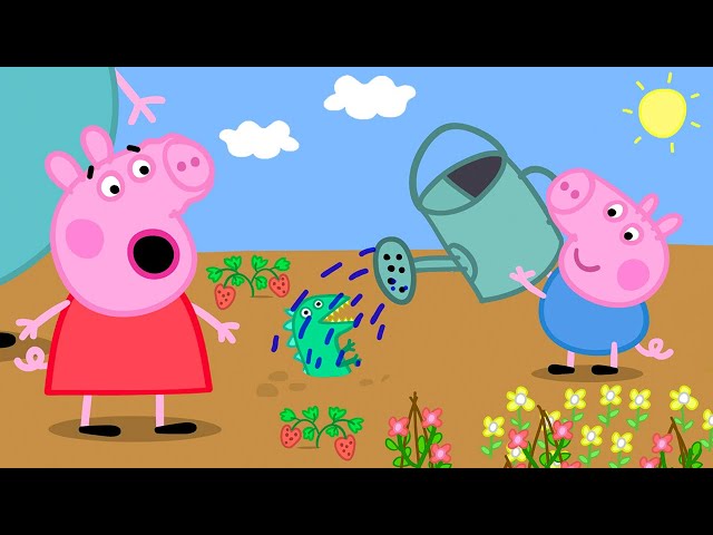 George Pig Grows A Dinosaur! 🦖 🐽 Peppa Pig and Friends Full Episodes