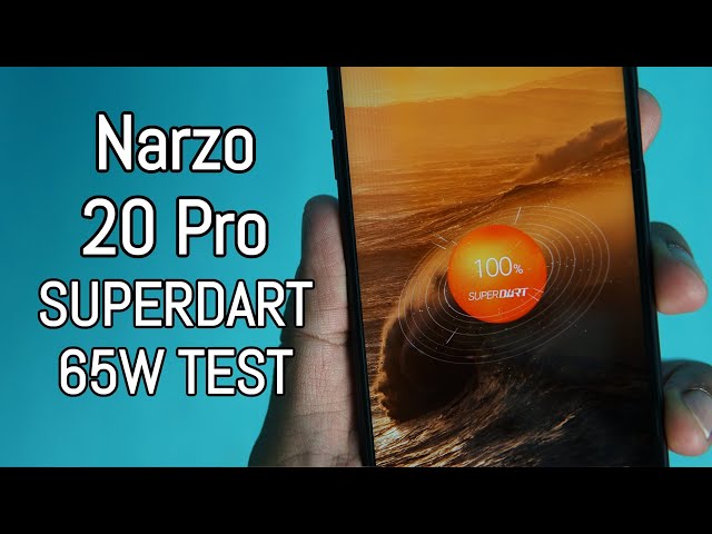 Realme Narzo 20 Pro 65W SuperDart Charging Speed Test - SUPERFAST!