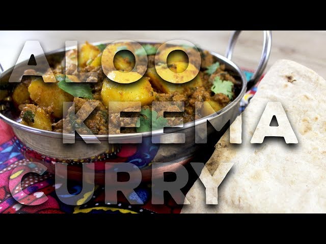 Authentic Aloo Keema | Potato & Meat Curry Recipe - With My Little Kitchen