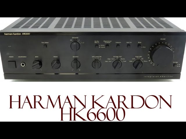 Amp Mỹ Harman Kardon HK 6600_âm sắc ngọt lịm_Có thể dùng làm PRE & POW quá tiện_(Giá:4tr5)