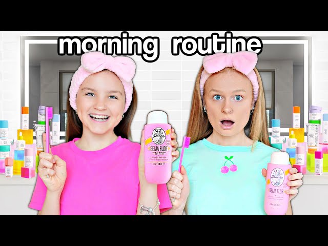 COPYING My 12 Year Old SISTER’S SCHOOL MORNING ROUTINE