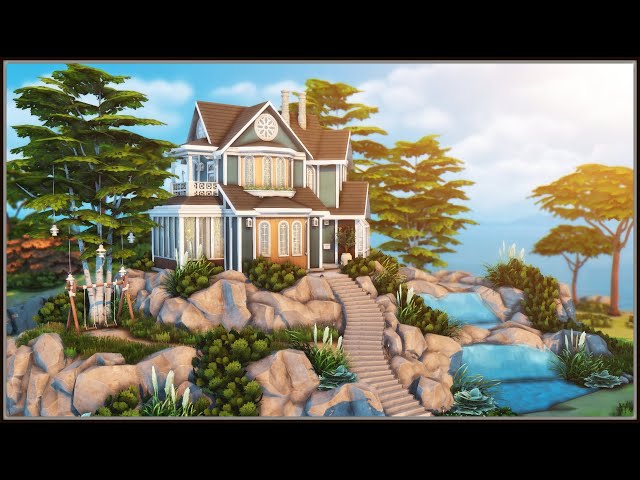 Newlywed Home with Boho-chic Decor (No CC) - The Sims 4 Stop Motion