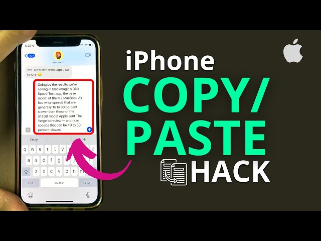 iPhone Copy Paste Trick | iPhone Features You Didn't Know Existed