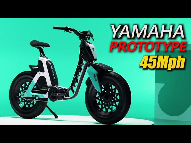 2023 Yamaha B01 New Super Cool Electric Moped Unveil!