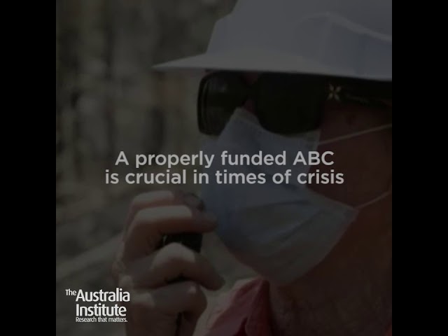 The ABC is crucial in times of crisis