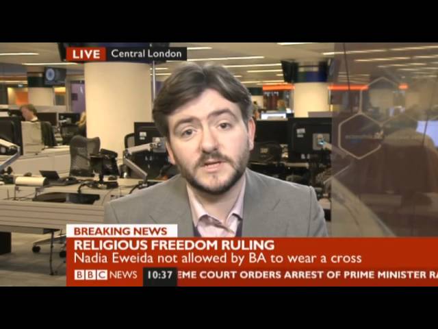 ECHR Ruling on 'Christian Persecution' - Andrew Copson Interview on BBC News