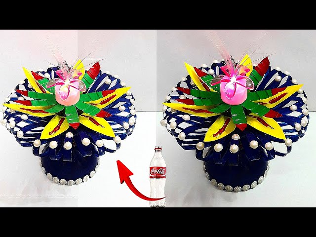 Best out of waste Showpiece/Tealight holder made from Plastic Bottle| DIY home decoration ideas