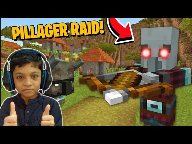 CAN I PROTECT MY VILLAGE FROM PILLAGERS | Got 6 mending books 🤑 | MINECRAFT GAMEPLAY #14