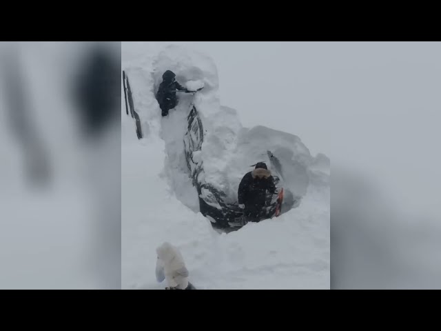 life in russian city buried under the snow. how people survive in sakhalin