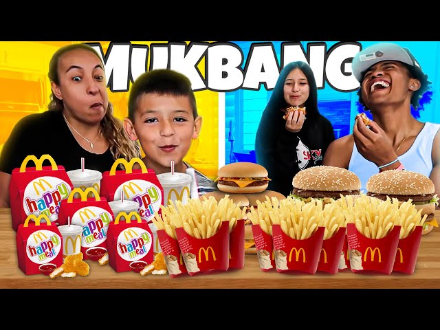 MCDONALD'S MUKBANG *I GOT HIT IN THE NUTS*