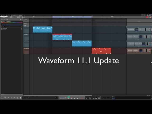 Tracktion Waveform 11.1 Update Walkthrough (Video 27)