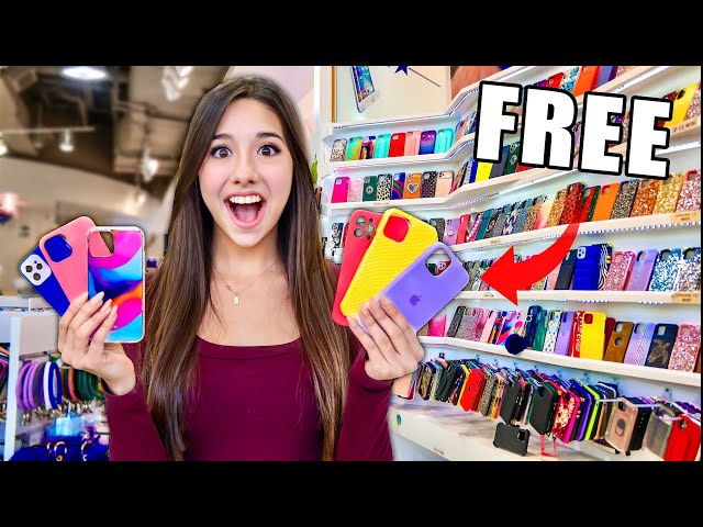 I Opened a FREE iPhone Case Store!