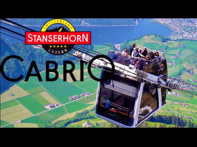 CabriO Stanserhorn 🇨🇭Switzerland Cable Car || Travel Guide 4K