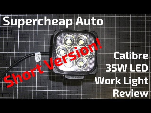Supercheap 35W LED Work Lamp  - Short Version
