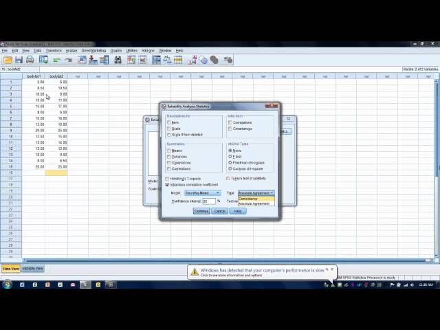 How to Use SPSS: Intra Class Correlation Coefficient