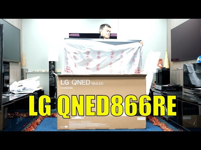 LG QNED866 Unboxing Setup and Test with 4K HDR Demos