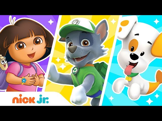 Guess the Missing Colors w/ PAW Patrol, Bubble Guppies, Dora & Butterbean! | Color Games | Nick Jr.