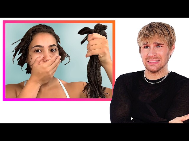 Hairdresser Reacts To DIY Haircut DISASTERS