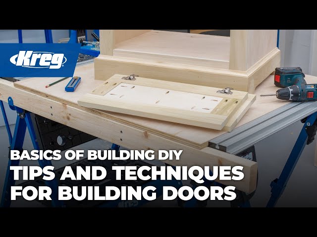 Tips And Techniques For Building Doors | Basics of Building DIY