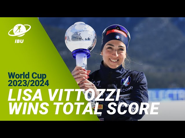 Lisa Vittozzi Wins the 23/24 World Cup Total Score